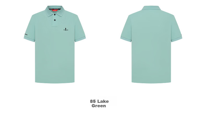 Biyinlefen Antibacterial Cooling Spring Summer Men's Casual Business Multi-Color Skin-Friendly Short Sleeve Polo Shirt 12
