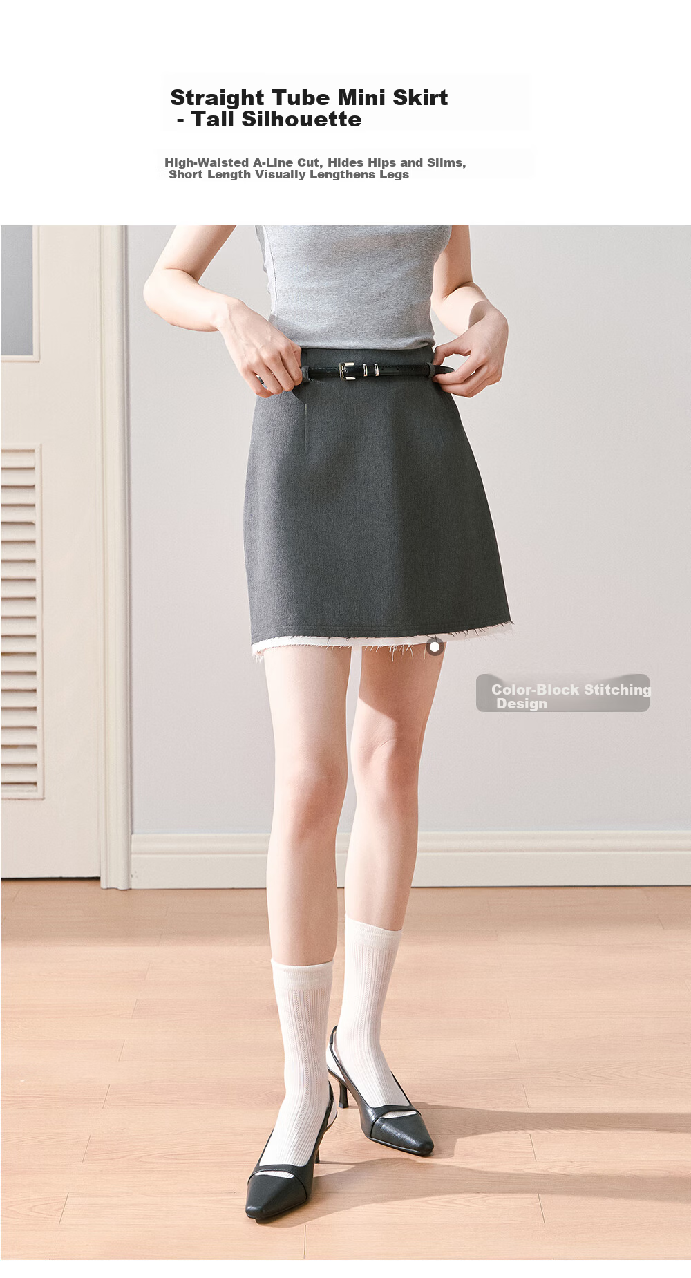 Miss Bird Gray Suit Set Women's Autumn Business Formal Bank Professional Straight-Leg Blazer for College Commuting 5