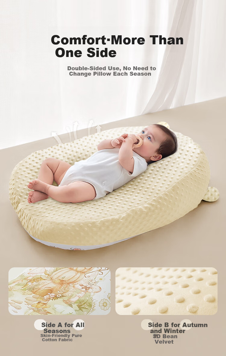 Aibaoshi Baby Incline Pad, Infant Feeding Ramp Pillow, Anti-Spit Aid, Prone Position Cushion, Xingmanhaiyu S713 7