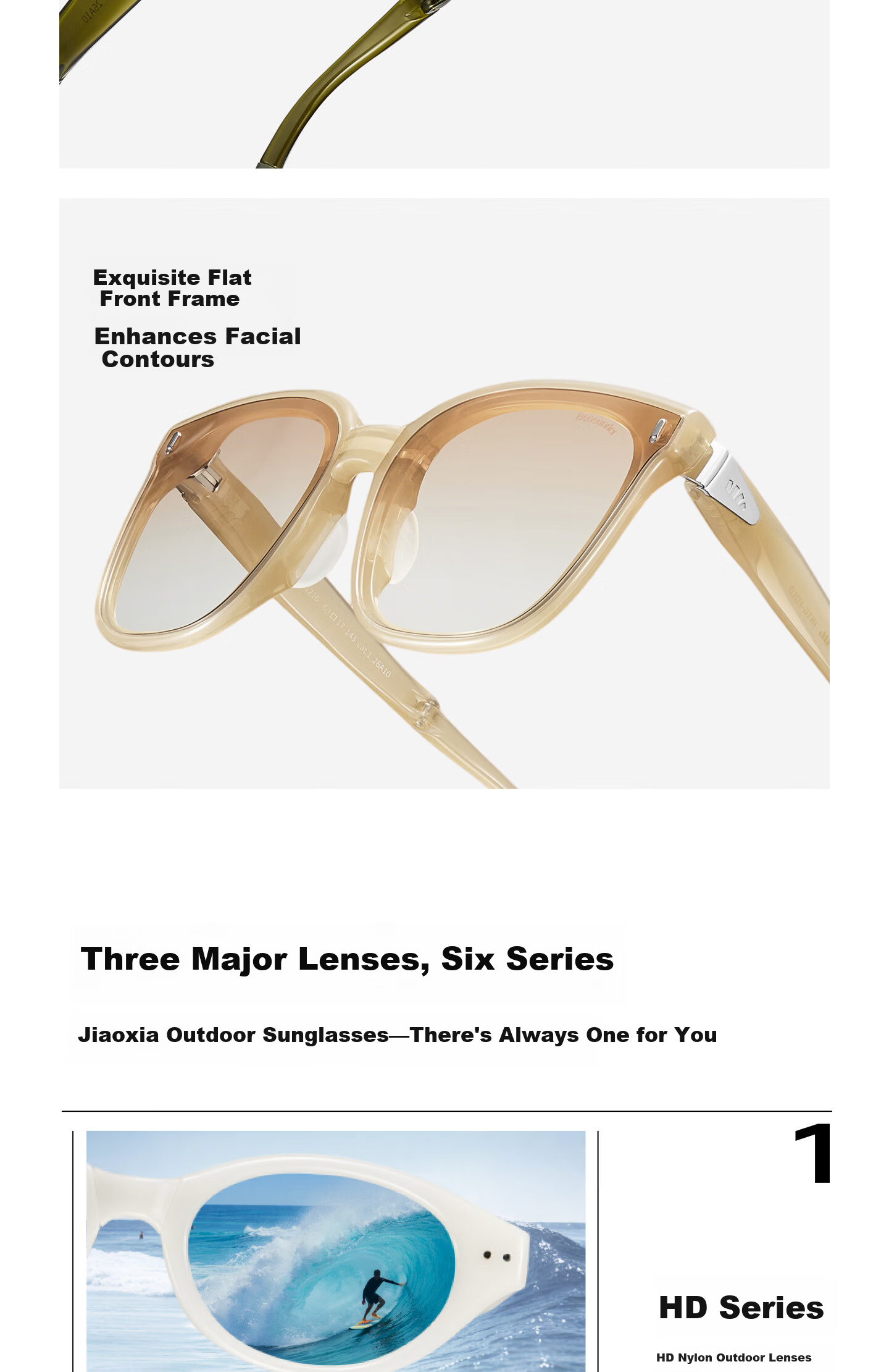 Banana Under Sunglasses Large Square Round Frame Unisex New Driving Outdoor Travel HD Folding Sunglasses FD025 23