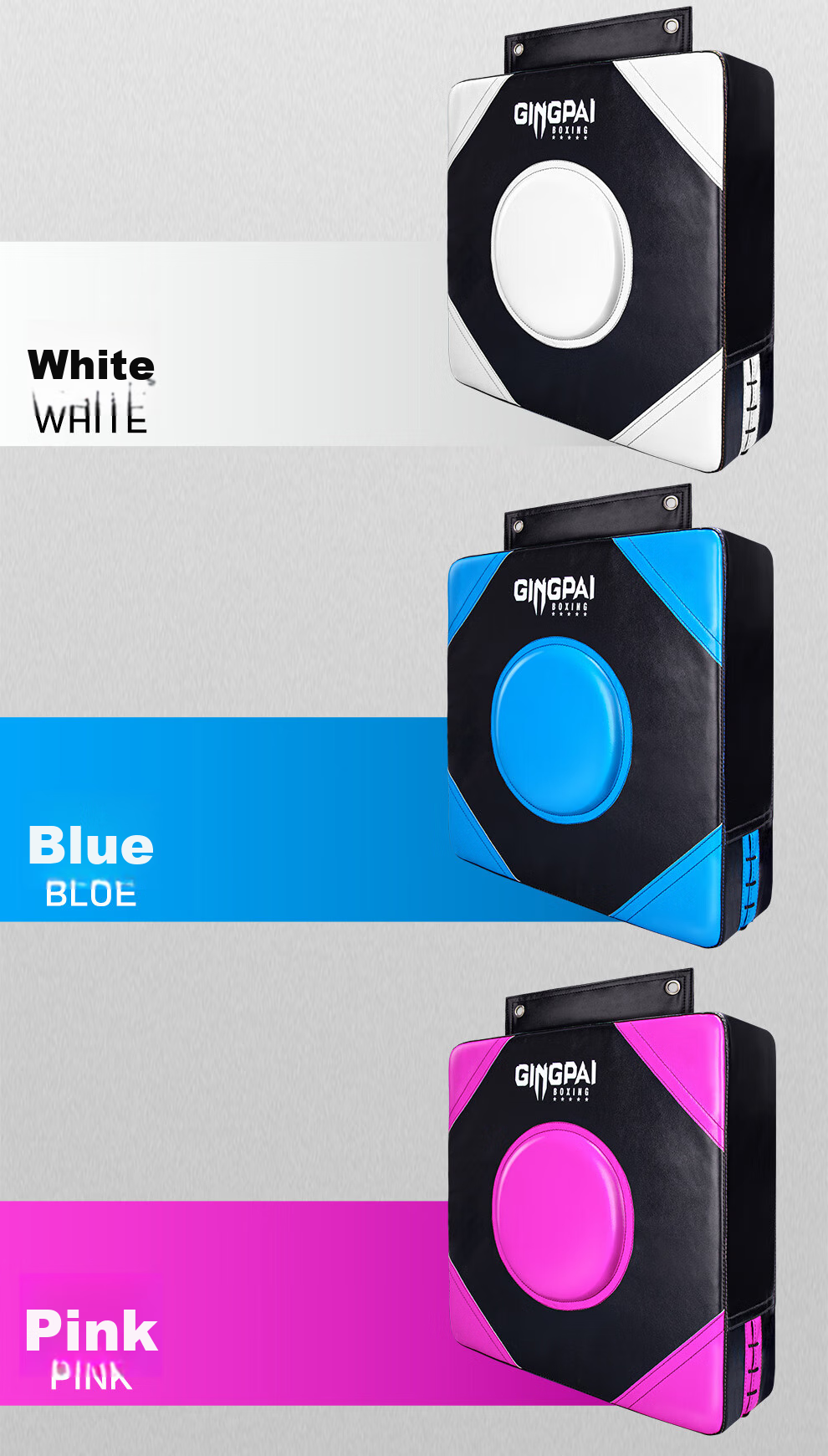 Jingpai Wall Target, Home Punching Bag, Wall-Mounted Sandbag, Boxing Target Training Equipment, Velcro Wall Target, White 8