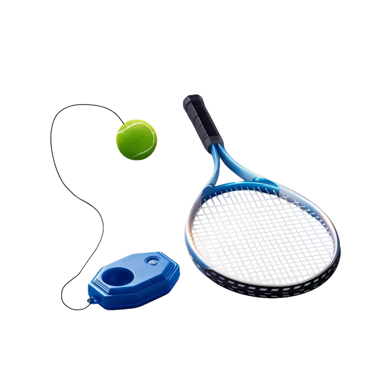 JIANTIAN 27-Inch Tennis Training Set with Single Player, Rebound Fixed Training Device, Racket, Outdoor Toy for Beginners