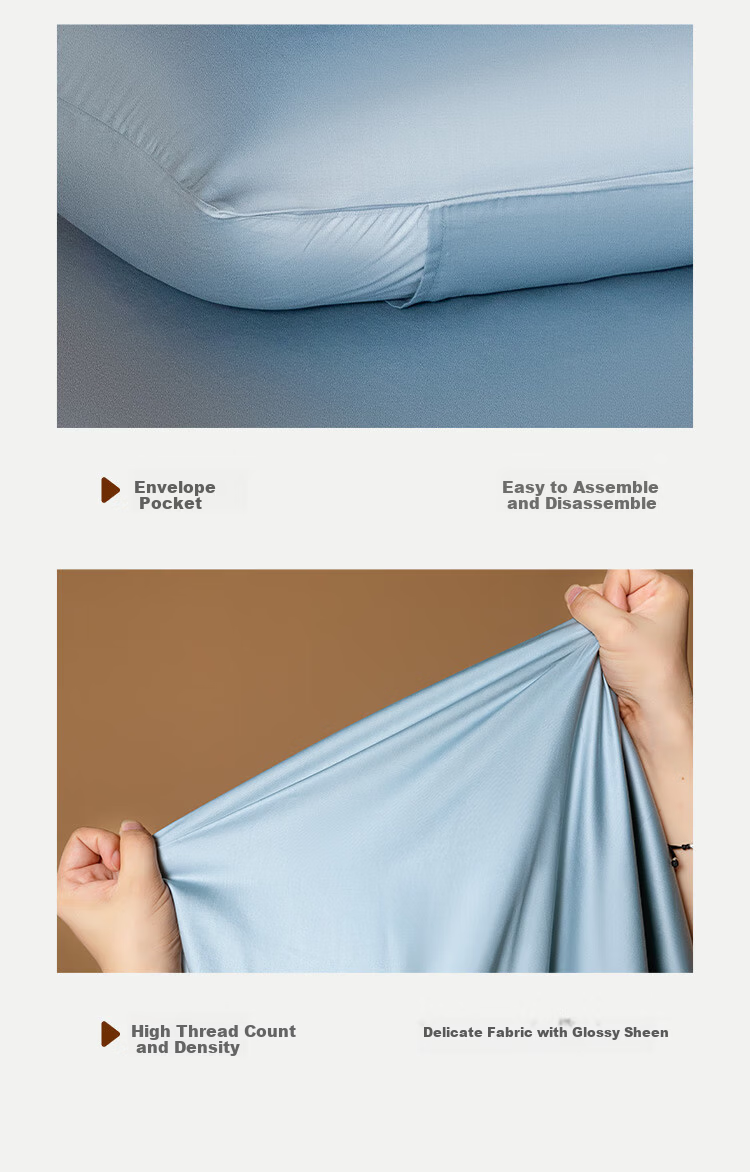 Teenie Weenie Bear Class A 60s Xinjiang Cotton Embroidered Pillowcase 48x74cm Pair Home Pure Cotton Pillow Cover Blue 6