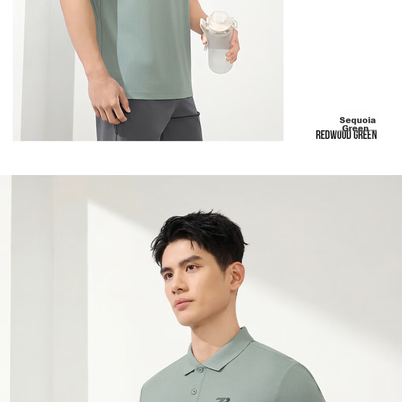 361° Men's Short Sleeve T-Shirt Spring Summer Sports Quick-Dry Running Fitness Polo Shirt 652624109H-5 22