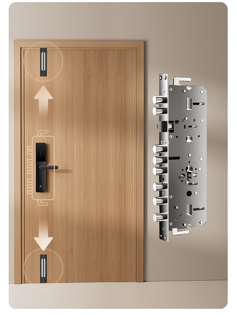 Longting Deschmann Smart Door Lock Fingerprint Password T3 (9% Off in Jiadichao Head Live Room) 21