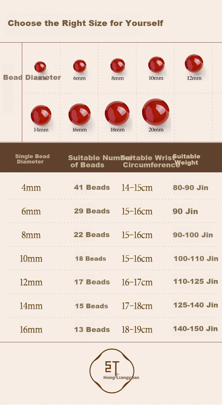 Hongliangyuan Natural Red Agate Bracelet Lucky Bead Buddhist Beads Birthday Gift Red Agate Crystal Bracelet Unisex 6mm 15