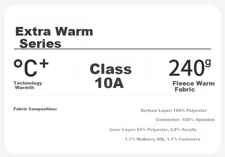 LangSha Men's Thermal Underwear Antibacterial Mite-Resistant Cashmere Silk Lightweight Crew Neck Double-Sided Fleece Autumn Top and Bottom Set 3