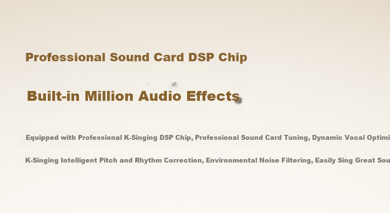 Quanmin K Ge Tencent Music Joint Custom Immersive Sound Computer Sound Card Wired Control K Song Headset Microphone Speaker with Scoring Live Singing Recording Kpods Pro - Gold 2