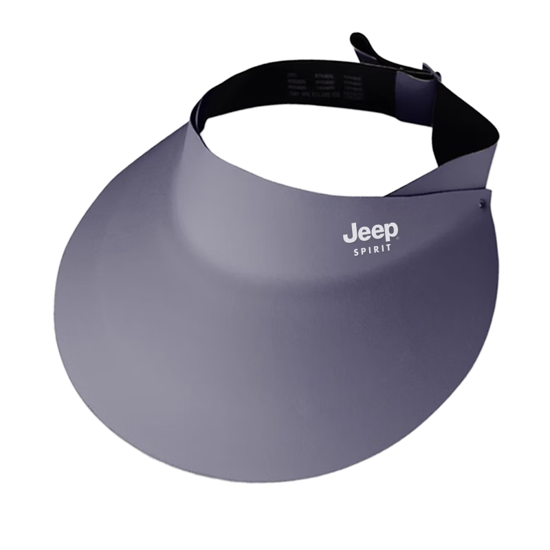 JEEP SPIRIT Men's Sun Protection Hat 26 Summer Sunshade Hat Women's UV Protection Open-Top Sun Hat KD527 Black