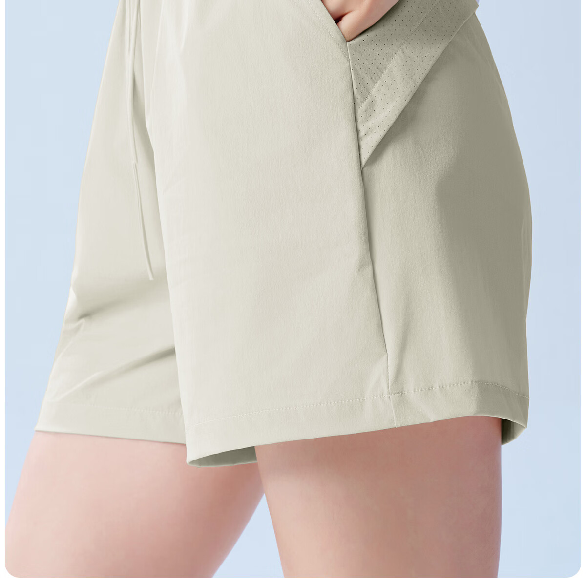 361° Women's Cooling Sports Shorts Summer New Breathable Training Fitness Running Black Casual Knee-Length Pants 14
