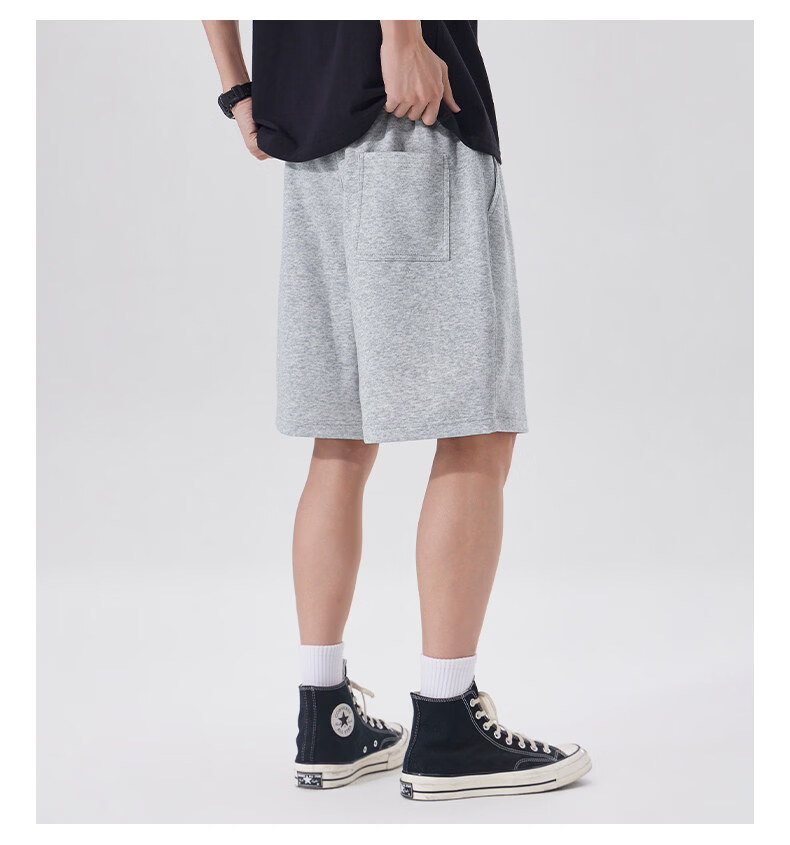 Fingercroxx IT American Style Casual Men's Summer Lightweight Breathable Loose Fit Five-Point Straight Woven Shorts Khaki 3XL 16