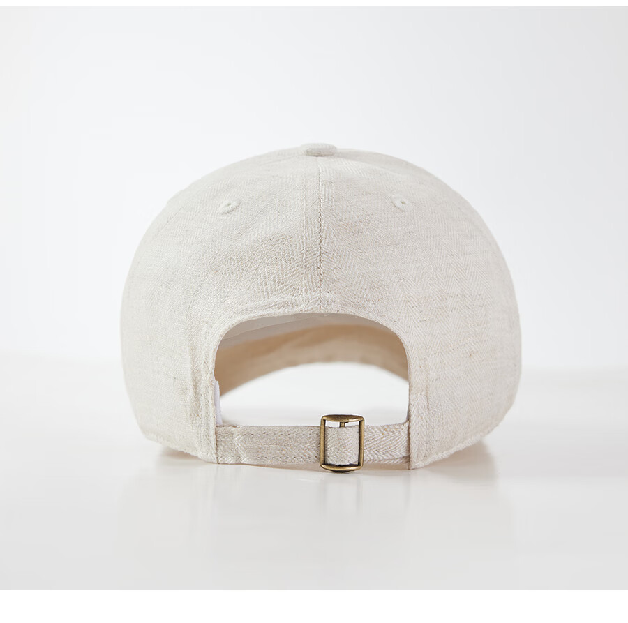 Hengyuanxiang Linen Baseball Cap Men's Summer Thin Breathable Sunshade Long Brim Large Head Circumference Dad Duckbill Hat Father's Day Gift 6