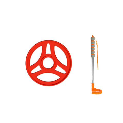 Kingstan Indoor Outdoor Toddler Rolling Iron Hoop Toy for Kids Elementary School Park Interactive Nostalgic Baby Children's Day Gift