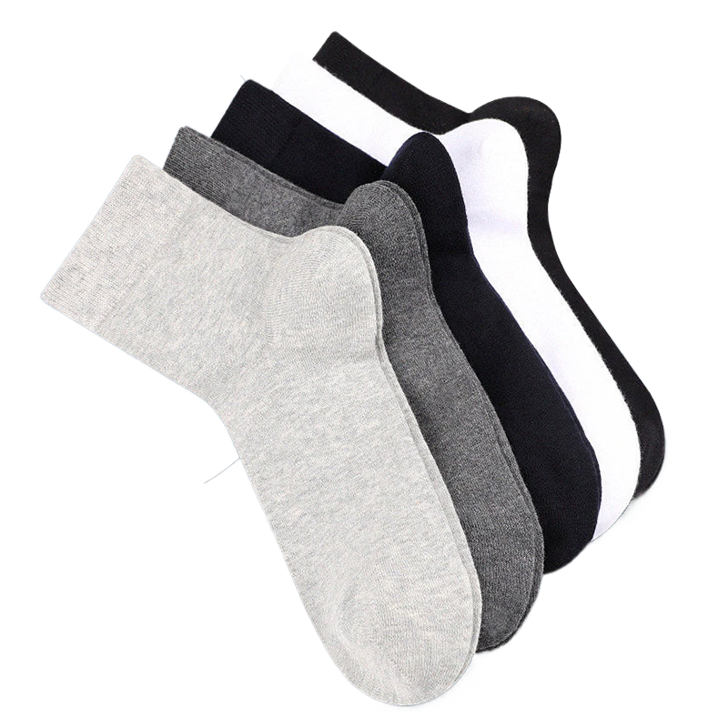 Yuzhaolin Disposable Men's Mid-Calf Socks Travel Lazy Thick Daily Throwaway Odor-Resistant Socks