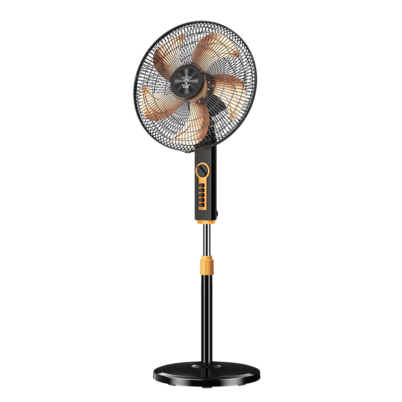 Zuanshipai Electric Fan, Floor Fan for Home Use, Office Standing Fan, Living Room High-Volume Fan, Timer Mechanical Oscillating Fan with Aluminum Blades FS-40