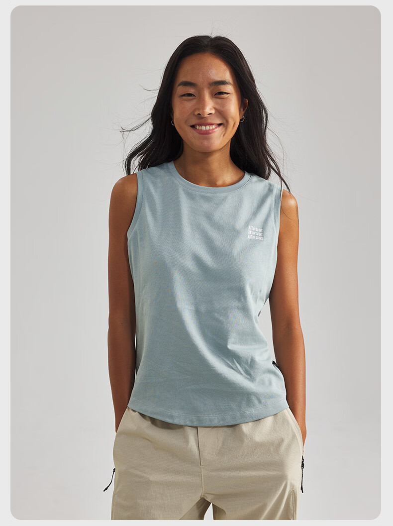 Naturehike Quick-Dry Sleeveless Vest T-Shirt 2026 Summer New Women's Hiking Mountaineering Outdoor Round Neck Loose Breathable Top 20