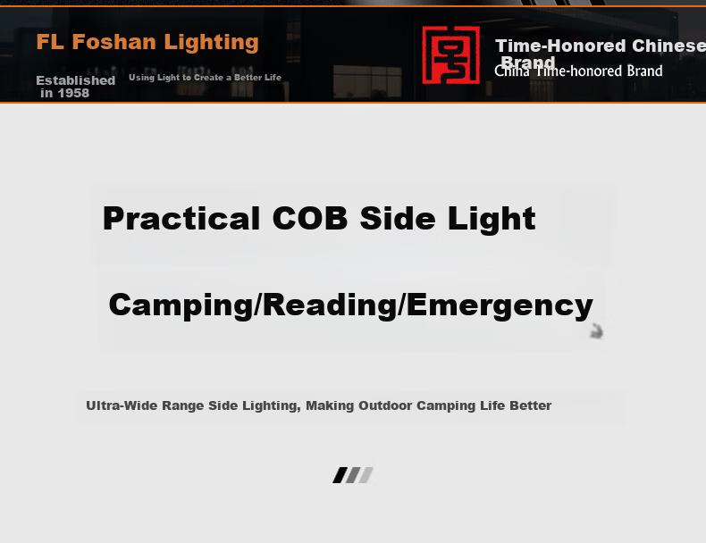 FSL Work Light High Brightness Multifunctional Dual-Head Rechargeable LED Magnetic Car Repair Emergency Flashlight 5