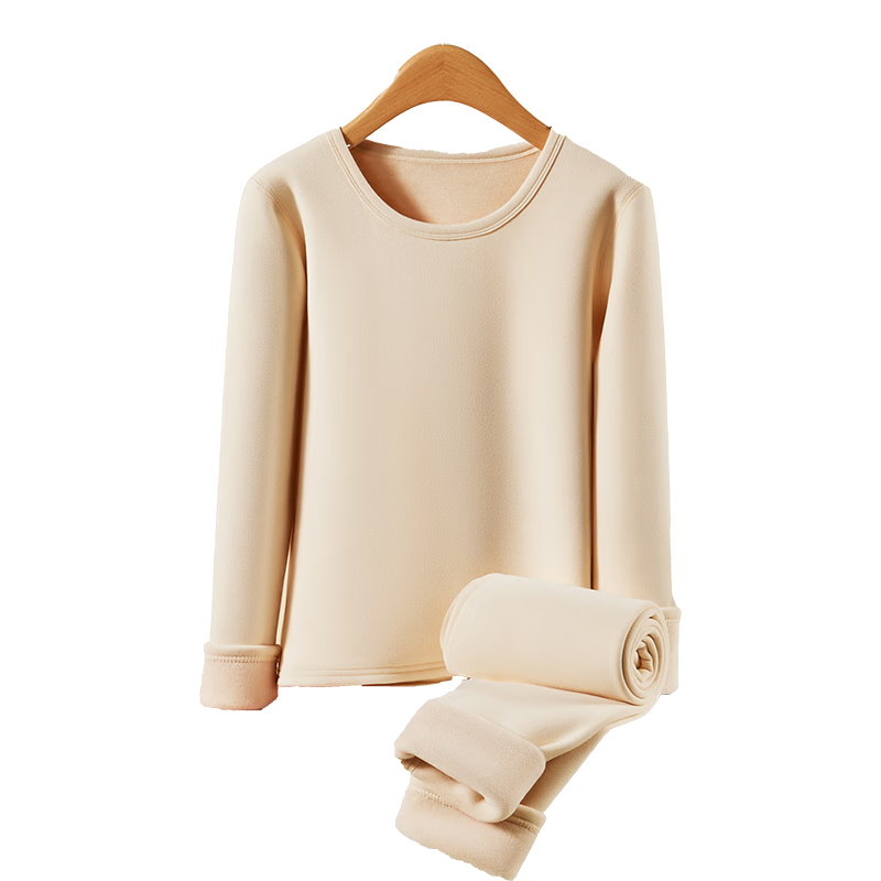 MiiOW Women's Thermal Underwear Set Fleece Lined Thickened Autumn Base Layer Wool Silk Winter Minus 40°C