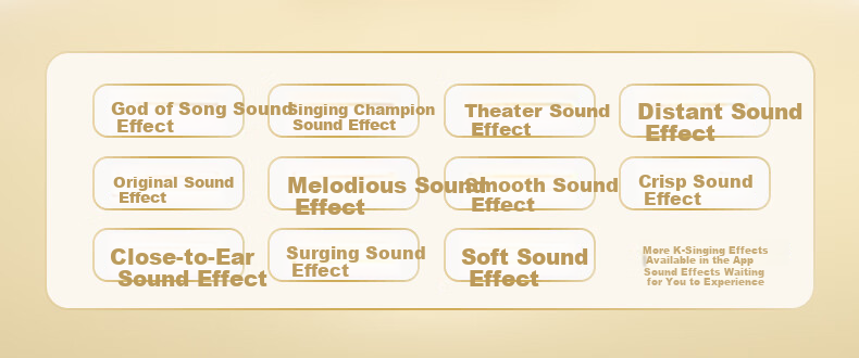 Quanmin K Ge Tencent Music Joint Custom Immersive Sound Computer Sound Card Wired Control K Song Headset Microphone Speaker with Scoring Live Singing Recording Kpods Pro - Gold 6