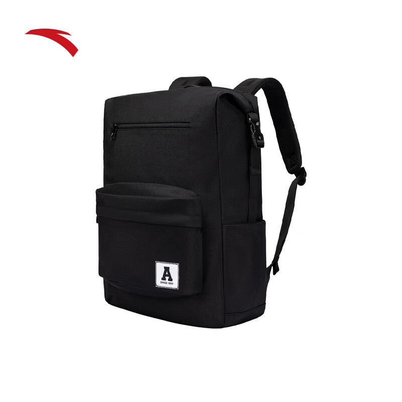 Anta Unisex Simple Large Capacity Canvas Backpack for Teens Hiking Cycling Sports School Bag