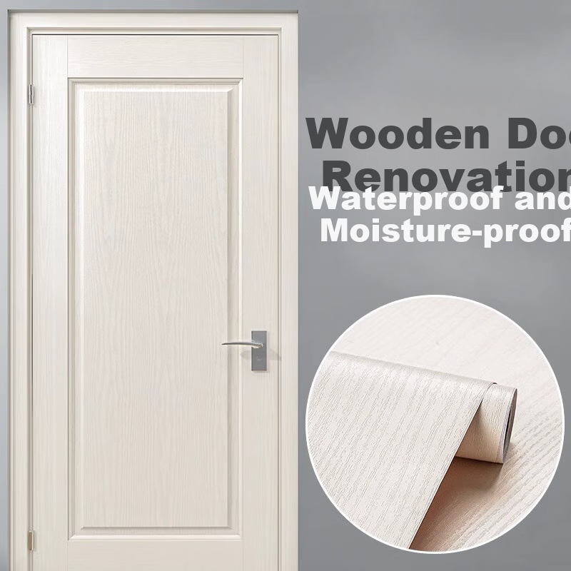 Xinuo Door Frame Edge Self-Adhesive Wood Grain Repair Patch Strip Decorative Renovation Sticker