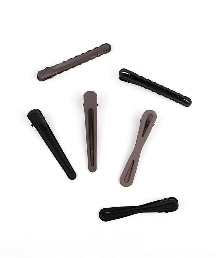 MEIFUYU Hair Clips Set - 6 Pieces Flat Clips, BB Clips, Side Clips, Back Head Hair Clips, Bang Clips, Duckbill Clips WH7218 10