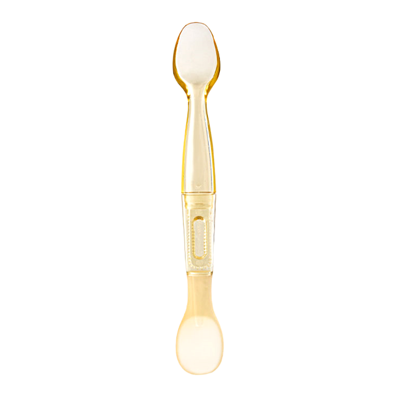 Baoshi PPSU Double-Ended Scraper Spoon, Baby Food Puree Silicone Spoon, Suitable for Babies over 3 Months Old, Digging Spoo