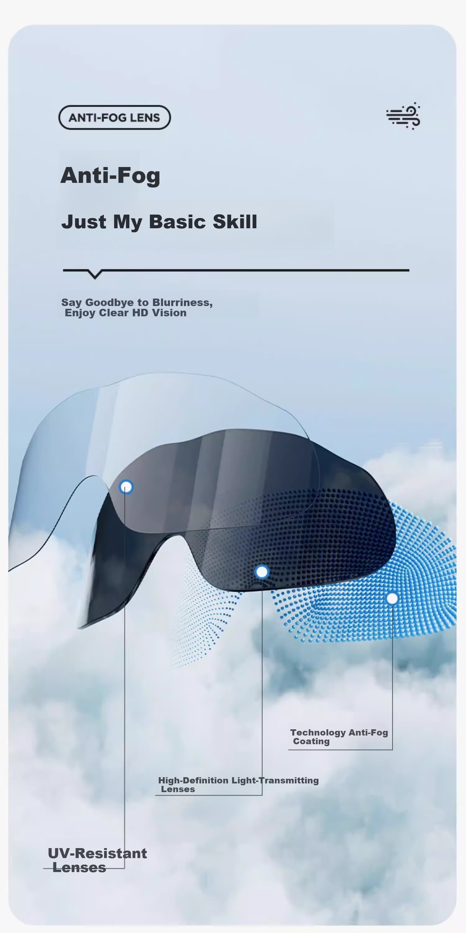 LI-NING Men's HD Anti-Fog Waterproof Prescription Large Frame Swimming Goggles Professional Swim Cap Women's Diving Adult 4