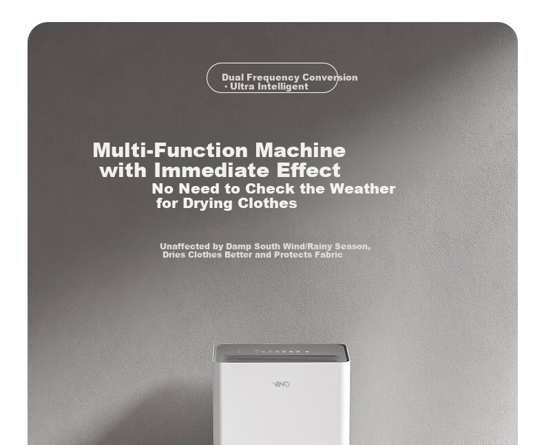 VINO Dehumidifier 30L/Day Home Bedroom Living Room Basement Inverter Quiet Energy-Saving Panasonic Compressor Antibacterial VD30G-VA5A 22