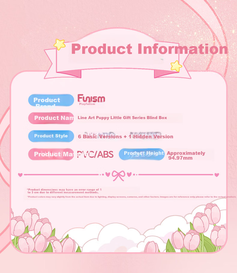 Funism Year of the Horse Gift Funism Line Art Puppy Mini Gift Ornament Collectible Blind Box - Single Piece 5