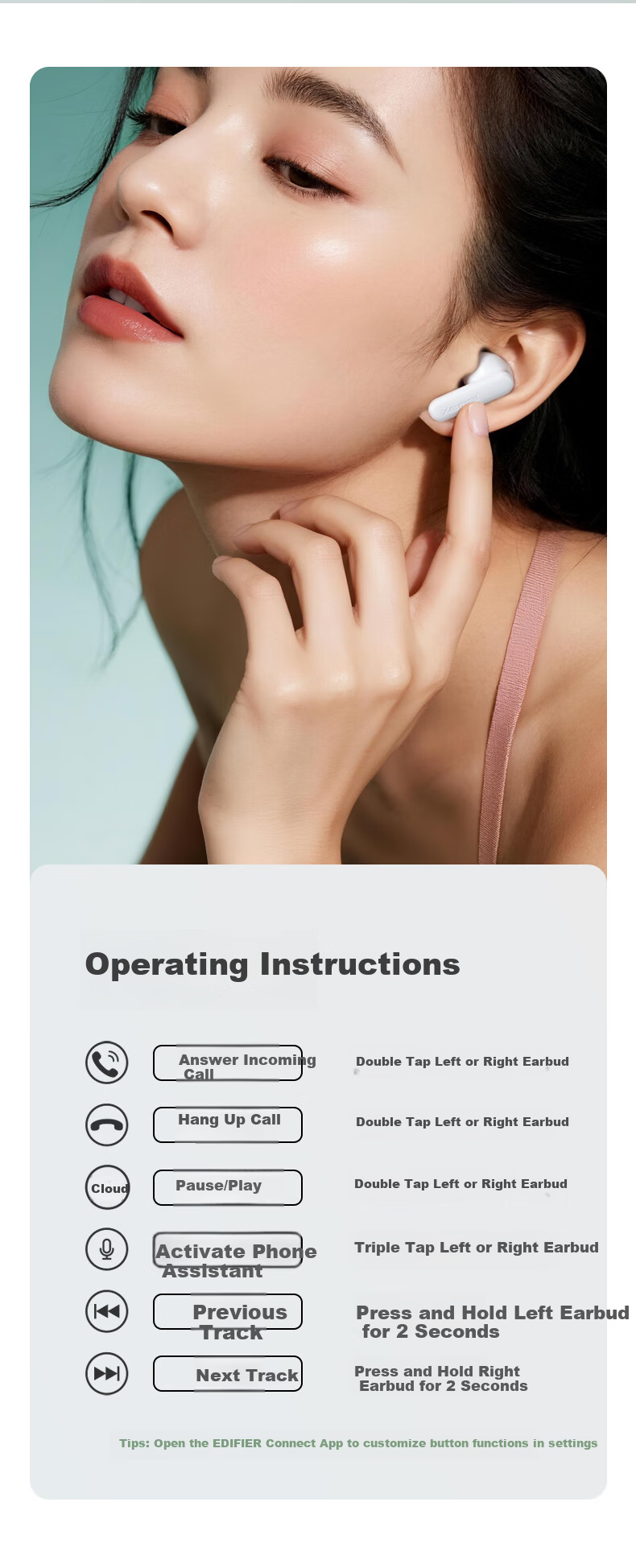 EDIFIER X2 Evo True Wireless Stereo Bluetooth Earphones Bluetooth 6.0 Spatial Audio Translation Earphones for Apple Huawei Xiaomi OPPO Phones Ink Gray 14