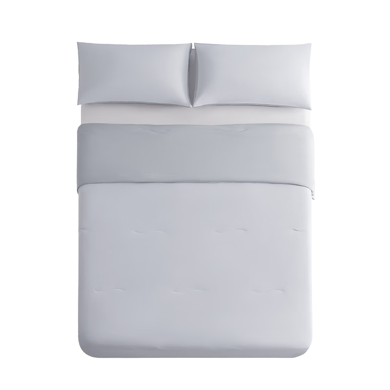 JD Jingzao Jiujiu Double-Sided Summer Quilt 7A Antibacterial Washable Moisture-Absorbing Quick-Dry Cooling Quilt Air Conditioning Blanket Gray 2x2.3m