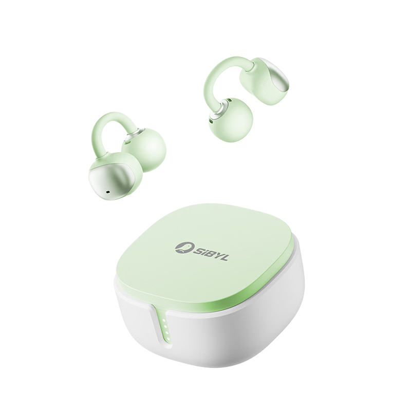 Sibyl EC200 Bluetooth Bone Conduction Ear Clip Wireless Open-Ear Sports Running Headphones 2026 New Model Long Battery Life Noise Cancelling High-Quality Sound Non-In-Ear Ear Hook