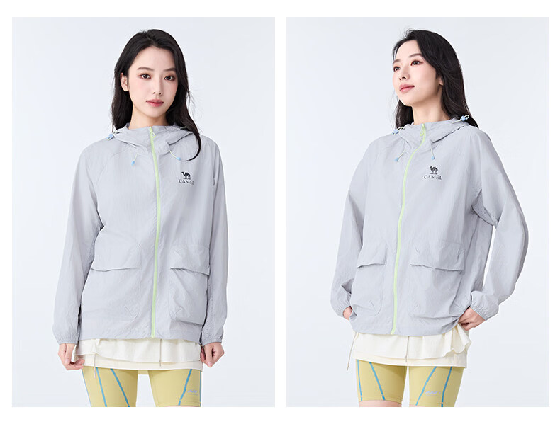 CAMEL Outdoor Sun Protection Jacket 26 Spring Summer New Unisex Water-Repellent Loose Thin Breathable Sunproof Coat 9002 8