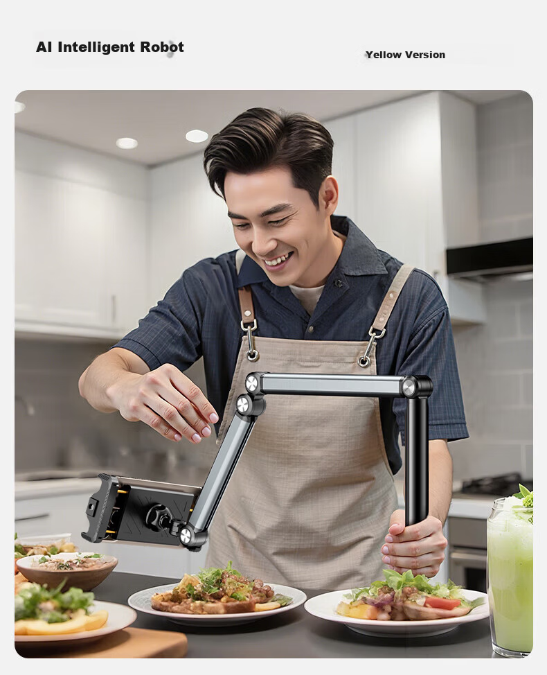 Kewo [Upgraded Thickened] Lazy Tablet Floor Stand Phone Holder Multifunctional Live Streaming Adjustable Telescopic Lazy Stand Bedside Video Watching Universal 19
