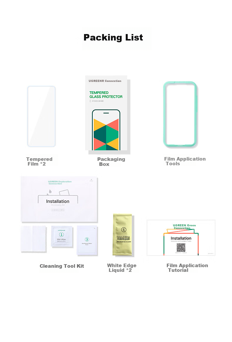 Ugreen [Ultrasonic Instant Unlock] Tempered Glass Screen Protector for iQOO Neo11, Vivo Full-Screen HD Anti-Fingerprint and Sweat-Resistant Film 95756 7