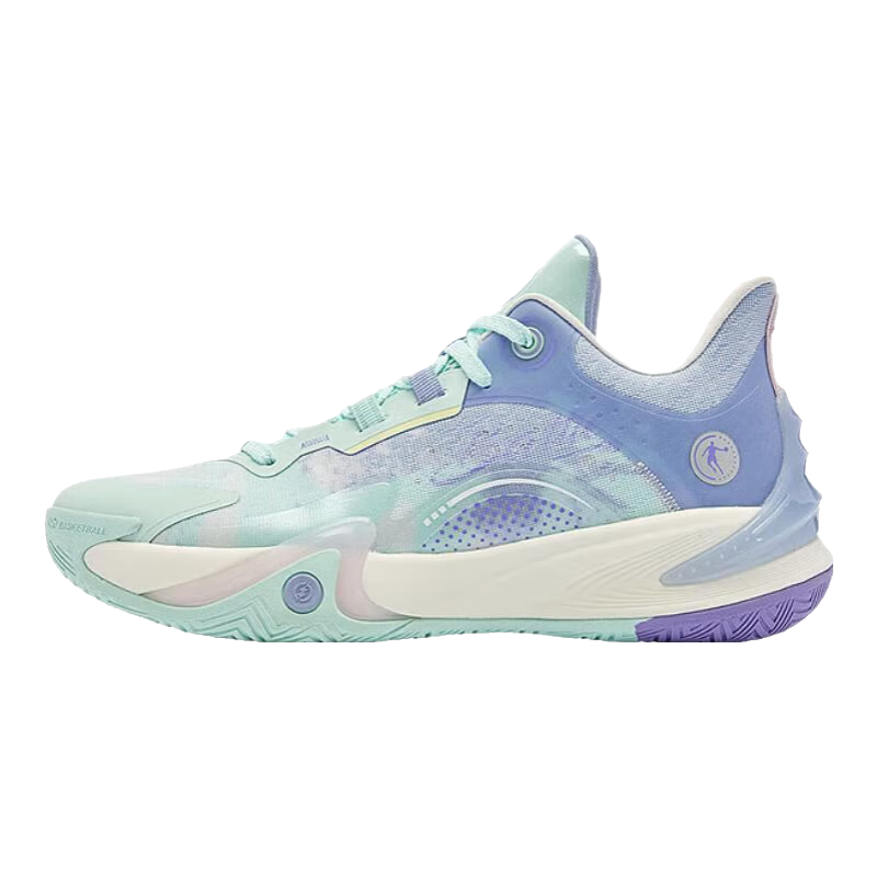 QIAODAN Men's Basketball Shoes, Poying 6 Summer Mesh Breathable Sneakers, Shock-Absorbing Wear-Resistant Practical Basketball Shoes