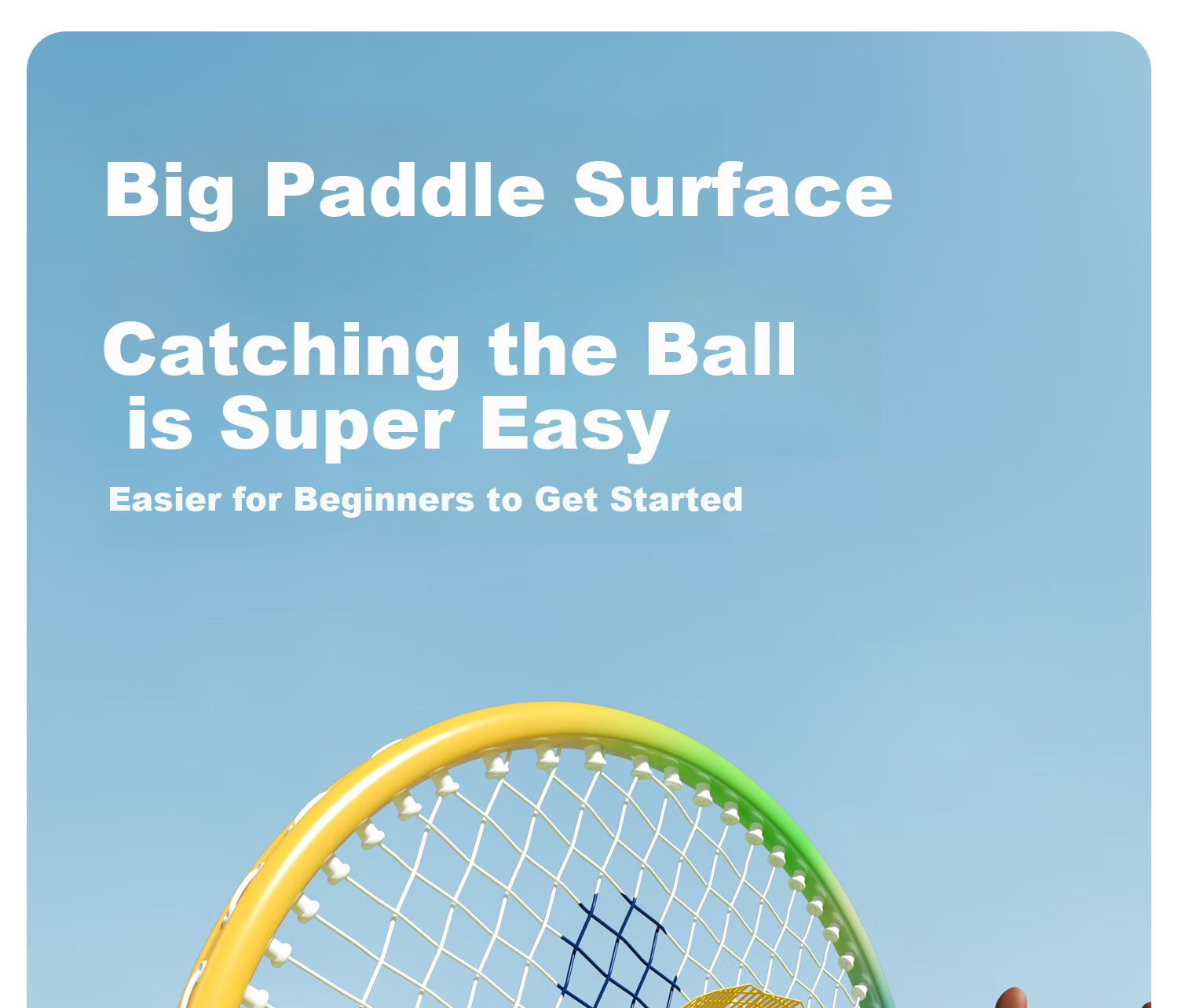 Yottoy Children's Badminton Racket Set Parent-Child Set for 6-Year-Old Elementary and Kindergarten Beginners Blue Pair 6