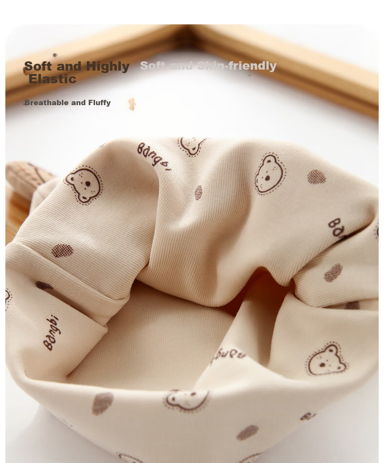 Benaxi Baby Hat Spring and Autumn Thin Newborn Soft Spot Cap Winter Ear Protection Pullover Cap Fetal Hat for Boys 6