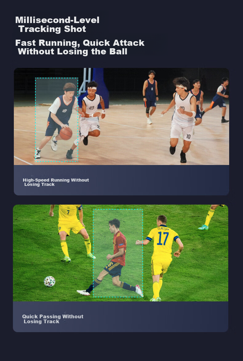 XBOT GO Falcon Court Camera Falcon Event-Grade AI Auto-Tracking Camera Professional Live Recording Device for Soccer and Basketball Training - Green 10