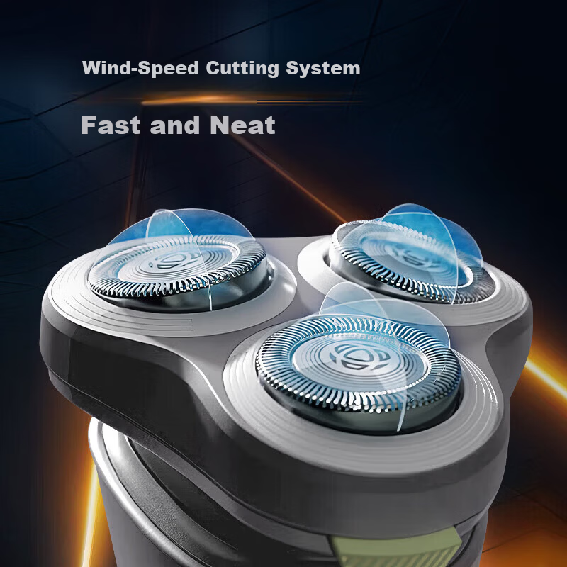 PHILIPS Electric Shaver Cyclone 3 Series PRO Razor Windchase 6D Floating Blade Head Birthday Gift for Men Boyfriend Husband Father