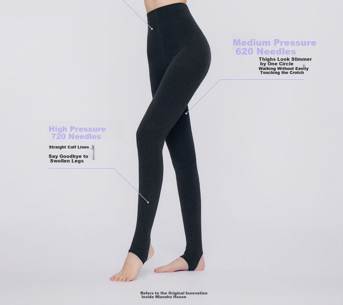 Mianzhu House [Light Warm Underwear] Women's High-Waist Fleece-Lined Thickened Tights Leggings Autumn Winter 2025 New Slimming Pantyhose 15