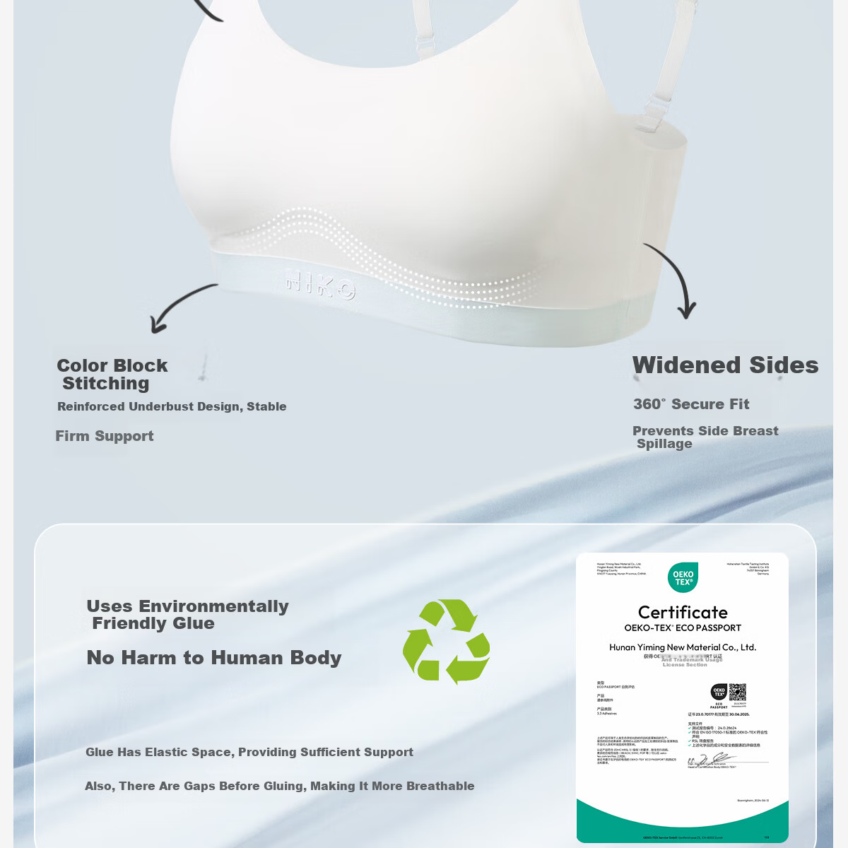 COCO SMART Underwear for Girls 12-16 Years Old, Teen Camisole Vest, Youth Stage Two High School Sports Bra 14