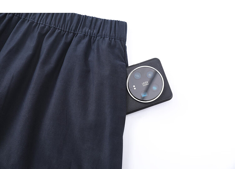 Demana Oxygen Pure Cotton Spring Simple Style Elastic Waist Patchwork A-Line Slimming High-End Women's Skirt 15