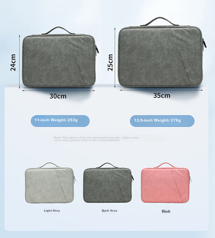 Biyoumei iPad Tablet Inner Sleeve Case for iPad Air Keyboard Protective Storage Bag 14