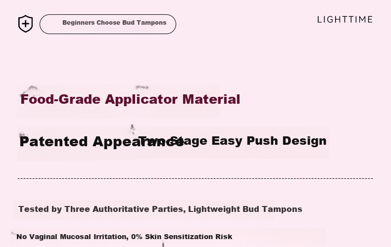 Light Time Tampons Super Absorbency 30pcs Long Applicator Swimming Internal Menstrual Sticks Sanitary Pads JD Self-operated 5