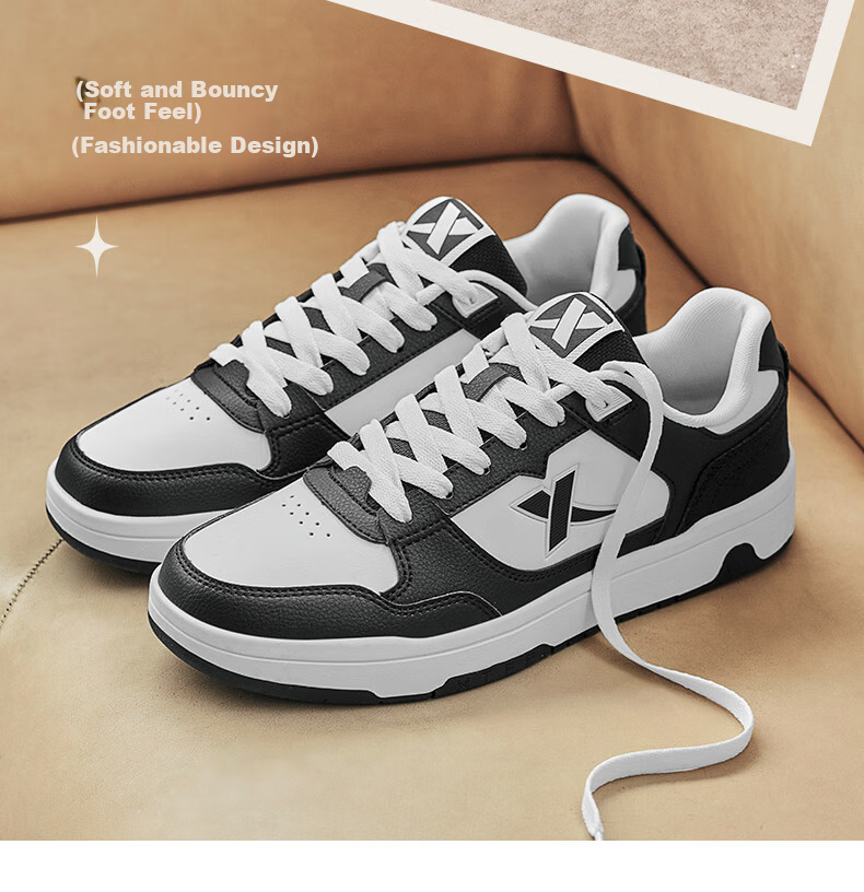 Xtep Liubai Men's Sports Sneakers Casual Breathable Lightweight Soft Elastic White Shoes for Spring and Summer 6