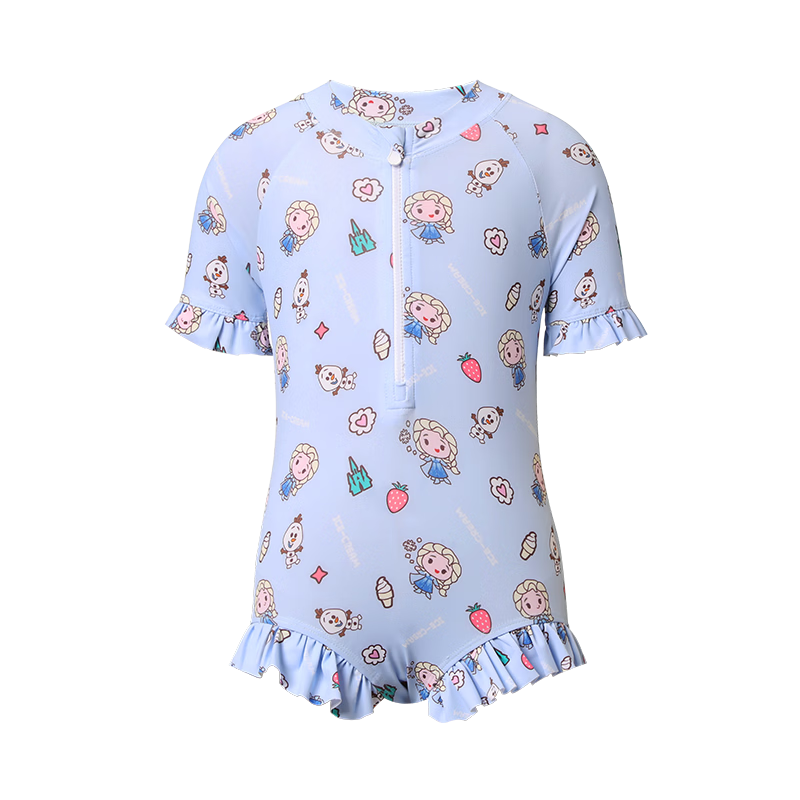 Disney Kids Girls Toddler One-Piece Baby Swimsuit D36021S2G Blue Size 120