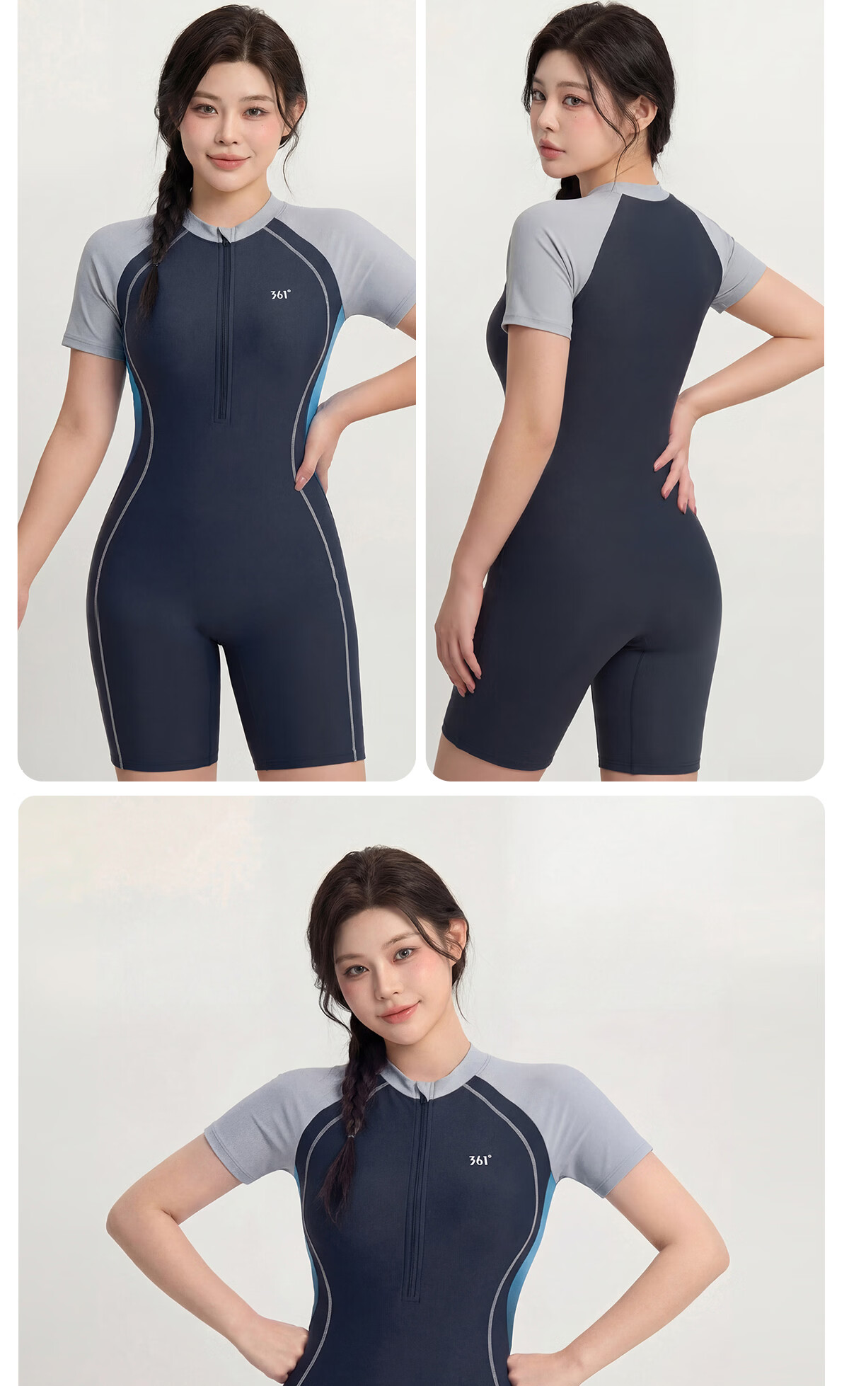 361° Women's Plus Size Premium 2026 New Racing One-Piece Swimsuit Slimming Ladies Swimwear for Swimming Pool 15