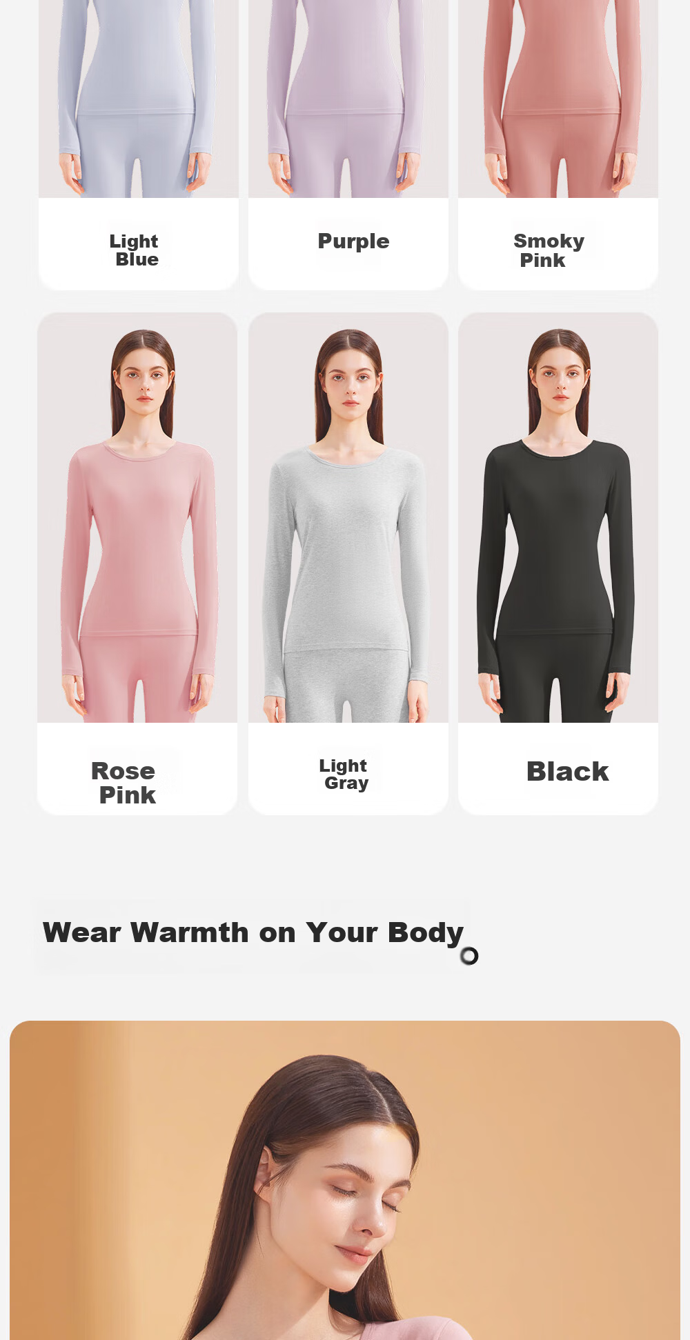 Urban Beauty 95% Cotton Thermal Underwear Women's Autumn High-Waist Set Winter Thin 10A Antibacterial Anti-Mite Anti-Static 8